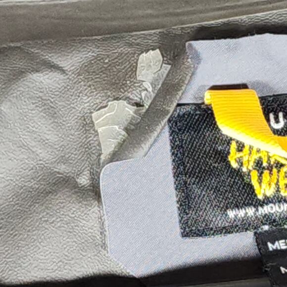 Mountain Hardwear Men's GTX Small Gray Lightweight Hooded Full-Zip Rain Jacket - Picture 15 of 16